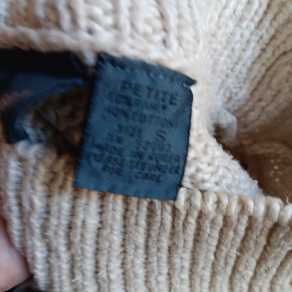 Women's PS Petite Small Sweater Vintage Lizwear Turtle Neck Geometric Pattern - Picture 9 of 9